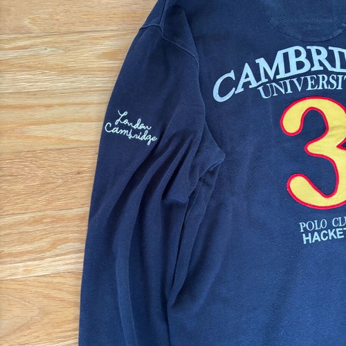 Hackett polo shirt size L like new, blue
