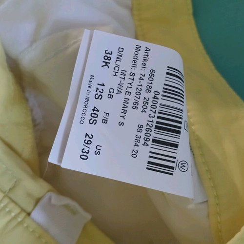Brax yellow pants size M like new, cotton