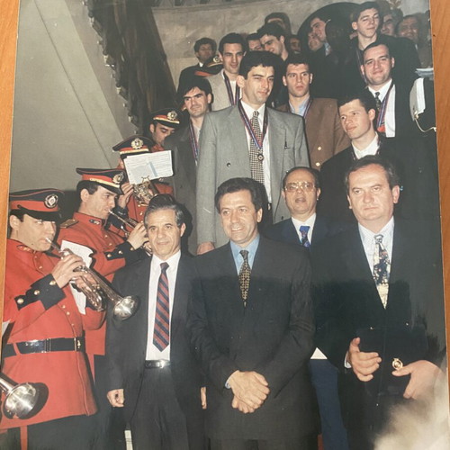 Genuine PAO photo with mayor 1996 like new