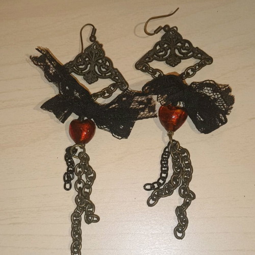 Boho earrings like new, pack of 7 pairs