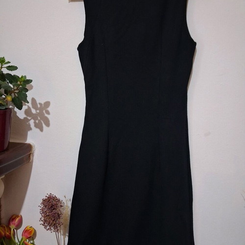 Biancoghiaccio black sleeveless dress like new