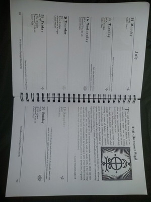 Llewellyn's Witches Datebook 2026 μεταχειρισμένο