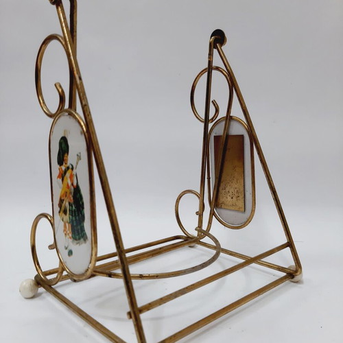 Chivas Regal Brass Whiskey Bottle Holder like new, vintage