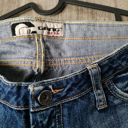 Gang denim skirt