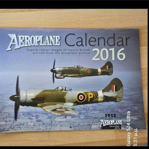 Airplane Calendar 2016 new, collectible calendar