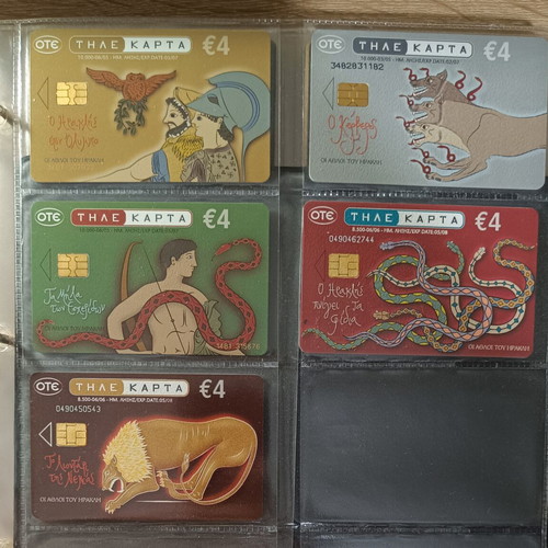 Collectible phone cards like new, pack of 55