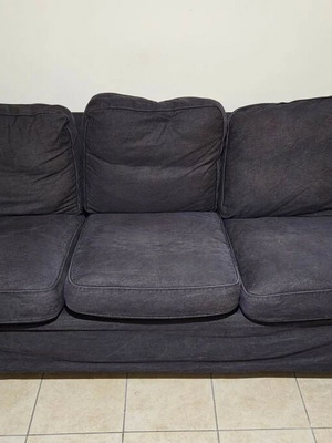 IKEA Ektorp sofa used, black, very good condition