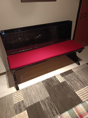 Monastic style kitchen bench used with 3 chairs gift