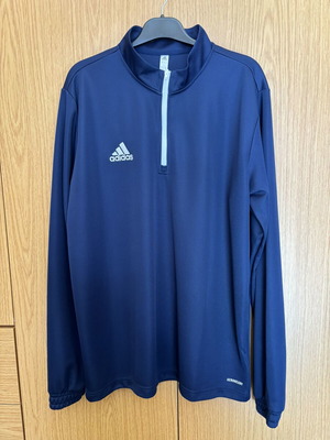 Adidas men's long-sleeve shirt size L like new, blue