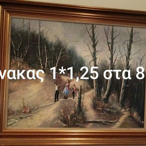 Oil painting hand-painted like new