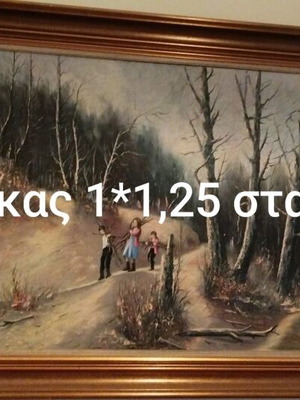 Oil painting hand-painted like new