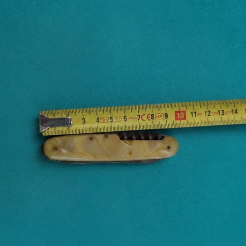 Gebrüder Richartz & Söhne vintage pocket folding knife, celluloid handle