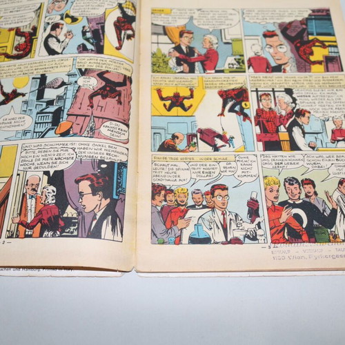 Die Spinne 2 Marvel comic Spiderman used, German language