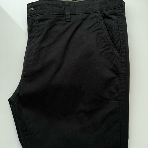 Chino pants men's black XL unused