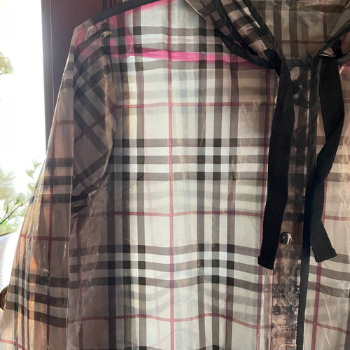 Women's checked raincoat one size from London