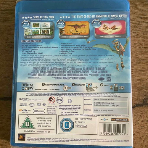 Ice Age Dawn of the Dinosaurs Blu-ray brand new