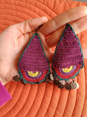 Handmade earrings like new