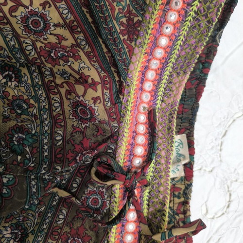 Boho shorts with elastic waist and pockets