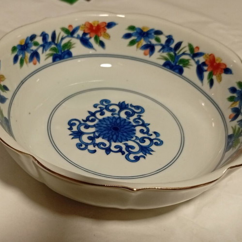 Vintage Takahashi Japanese porcelain bowl, Imari style
