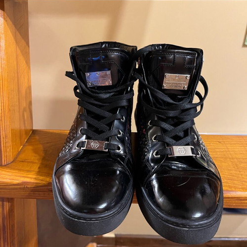Philipp Plein men's sports shoes like new, size 42, leather