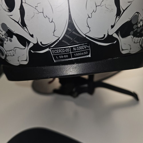 Nova 330-DV Skull Black Matt/Antracite Large helmet used