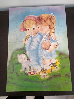 Vintage puzzle 77 pieces used, 35x50, Assim Toys