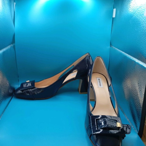 Kalogirou pumps new size 37 blue with 6 cm heel