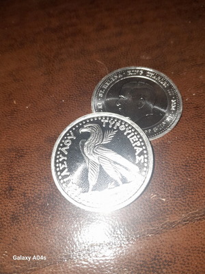 Silver oz coins 3 pieces St Helena 2024