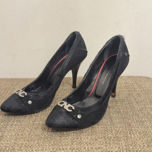 CNC Costume National Pumps used, size 36.5, black with minor heel defect
