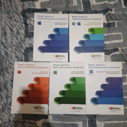 Basic computer skills Word, Edge, Outlook, PowerPoint, Excel 2021 and Windows 11 new