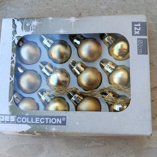 Christmas ornaments new, set of 4 pieces