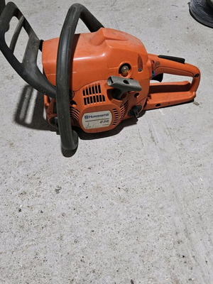 Husqvarna 236 chainsaw refurbished without blade