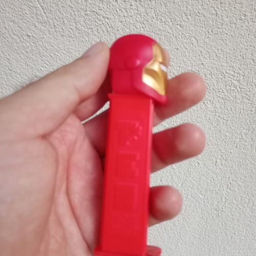 Marvel Iron Man PEZ candy dispenser used