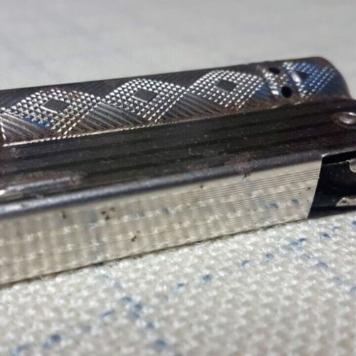 Imco Triplex Junior 6600 lighter used, vintage authentic, petrol