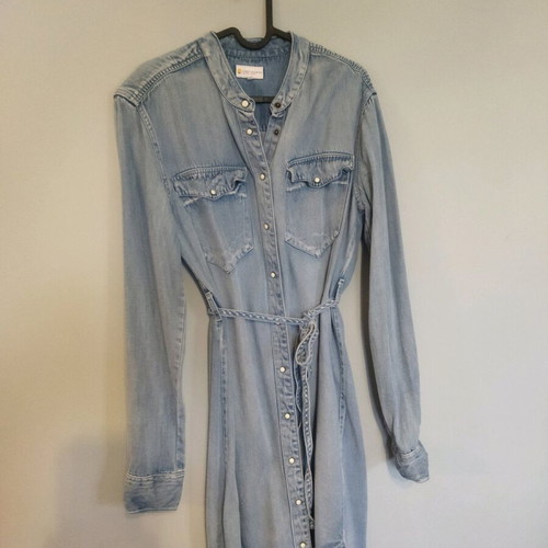 Jean semizie dress Funky Buddha like new, blue