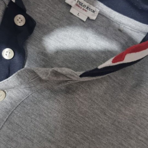 Us Polo Assn polo shirt xl gray like new