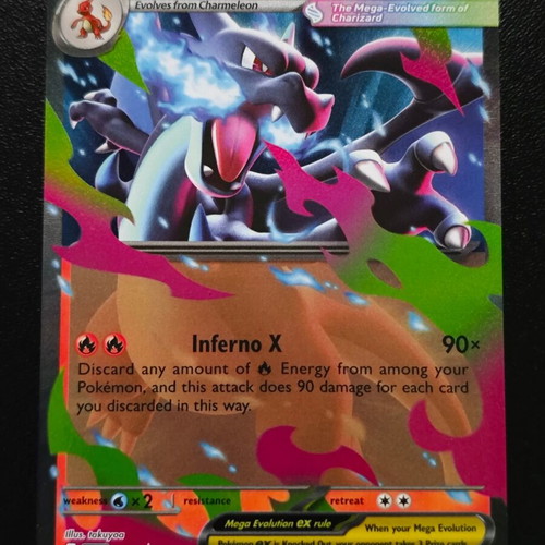Pokemon Mega Charizard X ex MEP 029 Black Star Promos card new