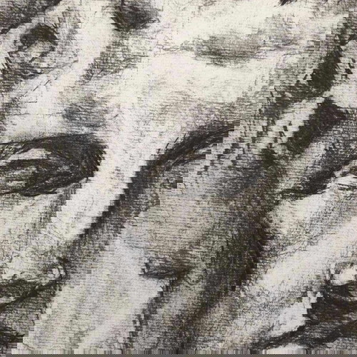 Αρχαία προτομή Ερμή σχέδιο κάρβουνο σε χαρτί 70x50 εκ.