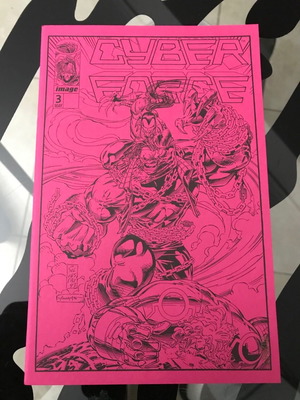 Cyberforce#3 Purple Ashcan Marc Silvestri new Image Comics mini-comic
