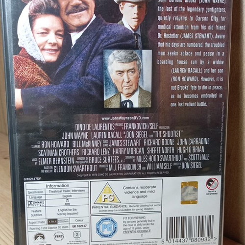 The Shootist DVD like new with English subtitles
