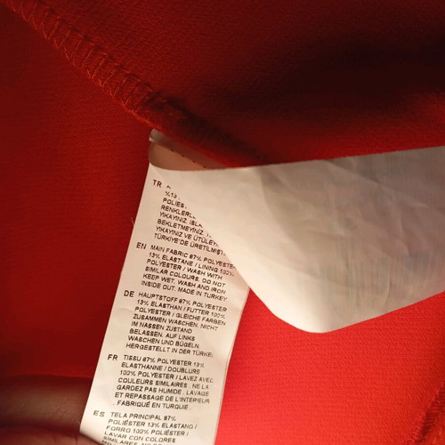 Trendyol Long Dress M Red Like New With Ruffle