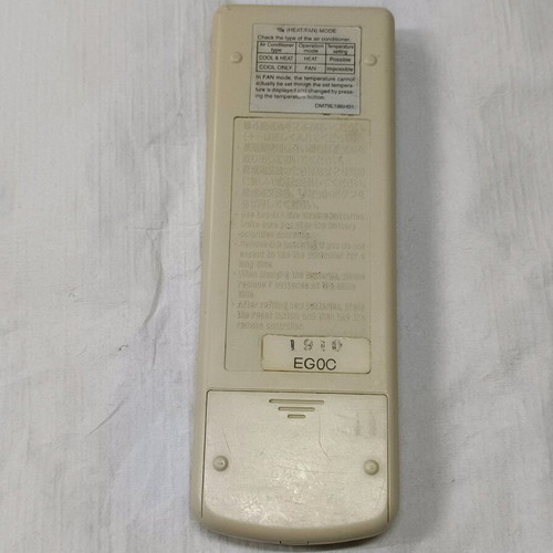 Mitsubishi Electric remote control used