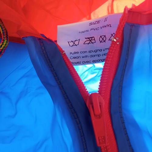 Disney kids waterproof jacket new, blue and red