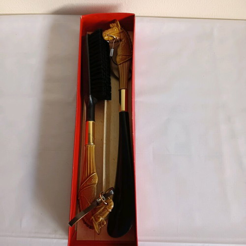 Vintage shoe care set new, unused