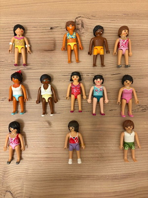 Playmobil figures used, pack of 12, beach theme