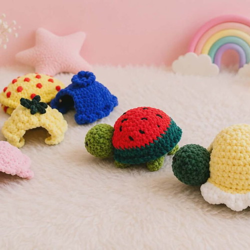 Turtle toys with interchangeable colorful shells, new