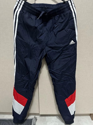 Adidas kids tracksuit like new, size 164 cm, blue with white and red stripes