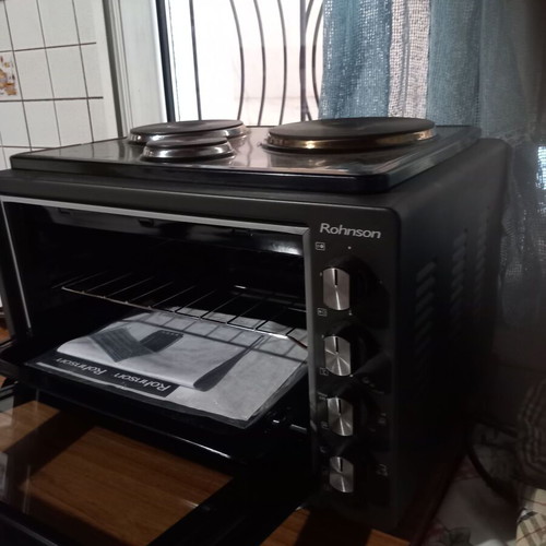Oven with 3 burners new for cooking