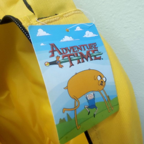 Adventure Time Jake backpack new with 3D fuzzy front