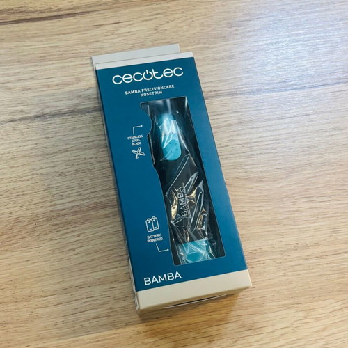 Cecotec Bamba NoseTrim new, sealed, battery powered with stainless steel blade
